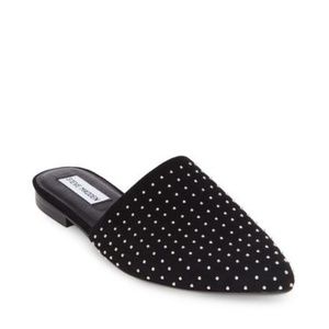 Steve Madden Suede Studded Mules